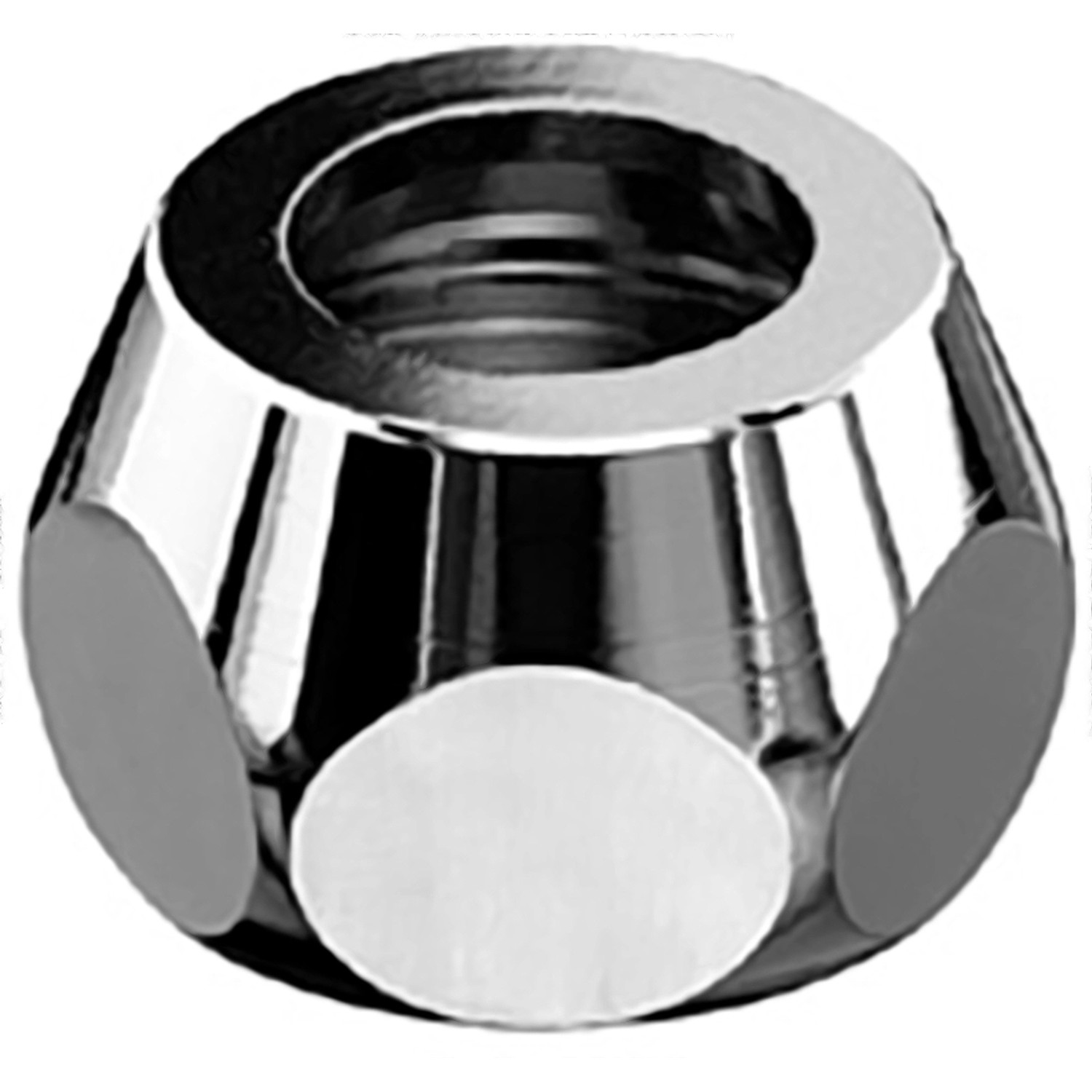 Schell Konus-Quetschverschraubung Komplett 17,2 mm verchromt 10 mm (3/8 Zoll)x 8 mm von Schell