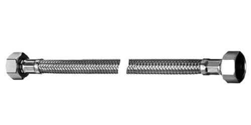 Schell Schlauch Flex clean-fix S mit 2 Überwurfmuttern 1/2 Zoll, chrom 300 mm, 102230699 von Schell