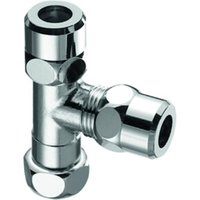 Schell T-Stück mit beweglicher Überwurfmutter 3/8" chrom von Schell