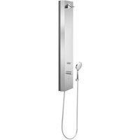 Schell V-Duschpaneel LINUS Inox DP-C-T-D-H El. THM, m Duschk. Comf., ES gebürstet von Schell