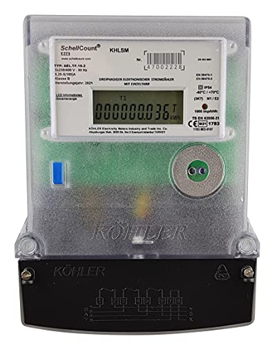 elektronischer Dehstromzähler 100A MID Zulassung bzw. geeicht und für Verrechnungszwecke zugelassen für Zählerkreuzmontage SchellCount EZZ3 elektronischer Dehstromzähler 100A MID Zulassung bzw. geeicht und für Verrechnungszwecke zugelassen für Zählerkreuzmontage SchellCount EZZ3 von SchellCount