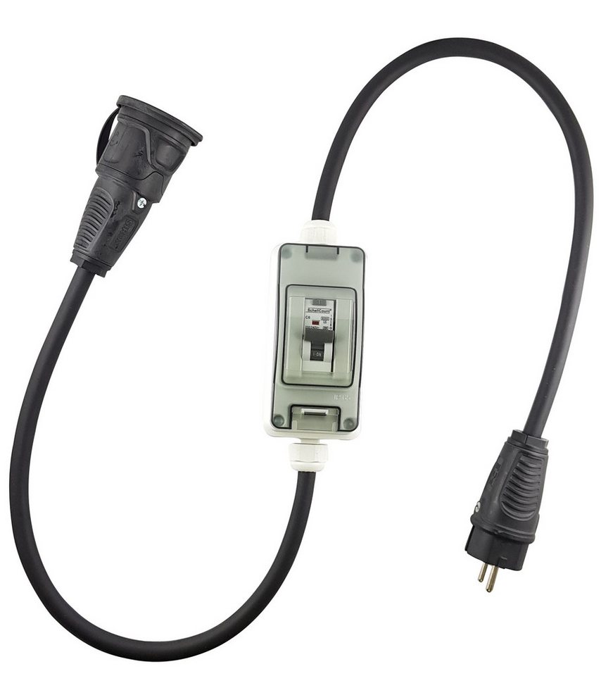 Schellcount Schalter mobiler FI-LS Schalter C6 mit Schuko-Verbindungen Schellcount Schalter mobiler FI-LS Schalter C6 mit Schuko-Verbindungen von Schellcount