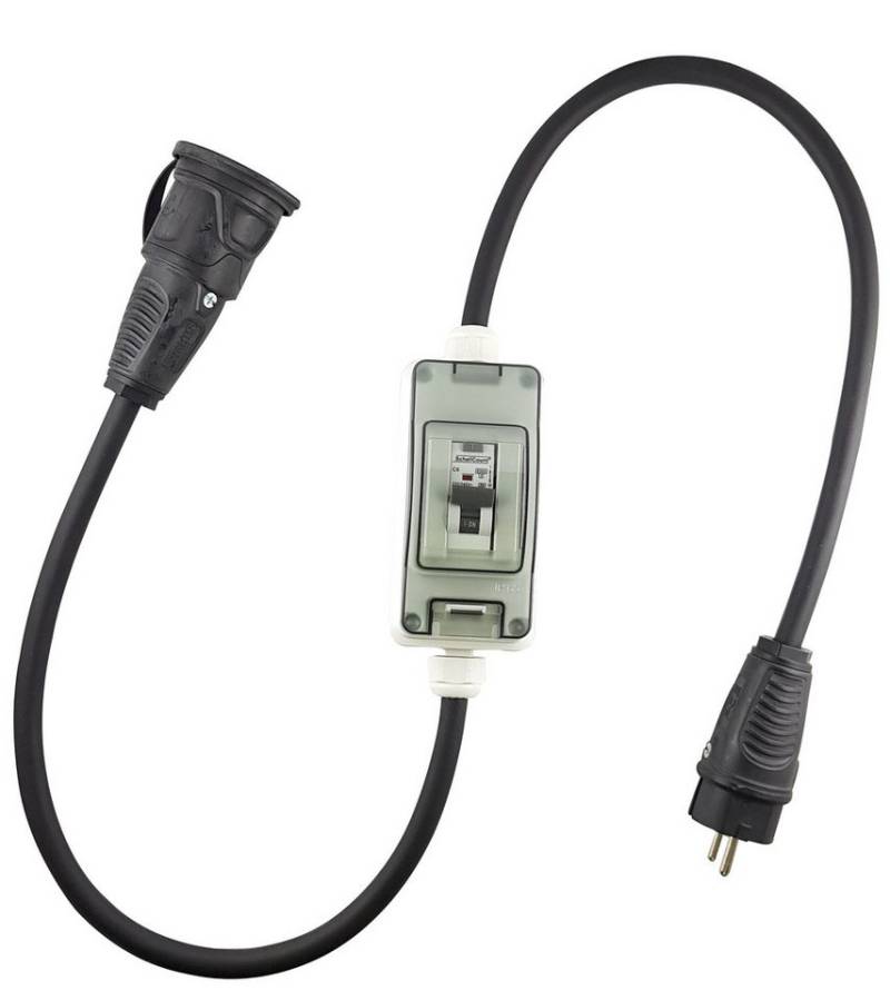 Schellcount Schalter mobiler FI-LS Schalter C6 mit Schuko-Verbindungen von Schellcount