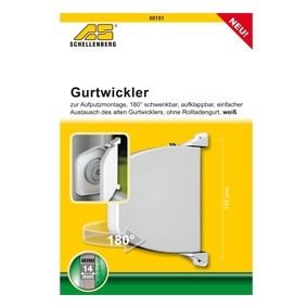 Schellenberg Aufschraubwickler aufklappbar Mini weiß ohne Rollladengurt Schellenberg Aufschraubwickler aufklappbar Mini weiß ohne Rollladengurt von Schellenberg Alfred