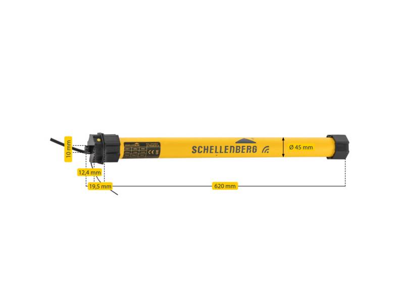 Schellenberg Funk-Rolladenmotor PREMIUM 40 Nm Maxi für 60 mm Achtkantwelle von Schellenberg Alfred