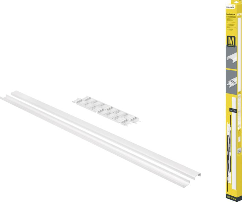 Schellenberg Kabelkanal System M weiß 210 cm Erweiterung von Schellenberg Alfred