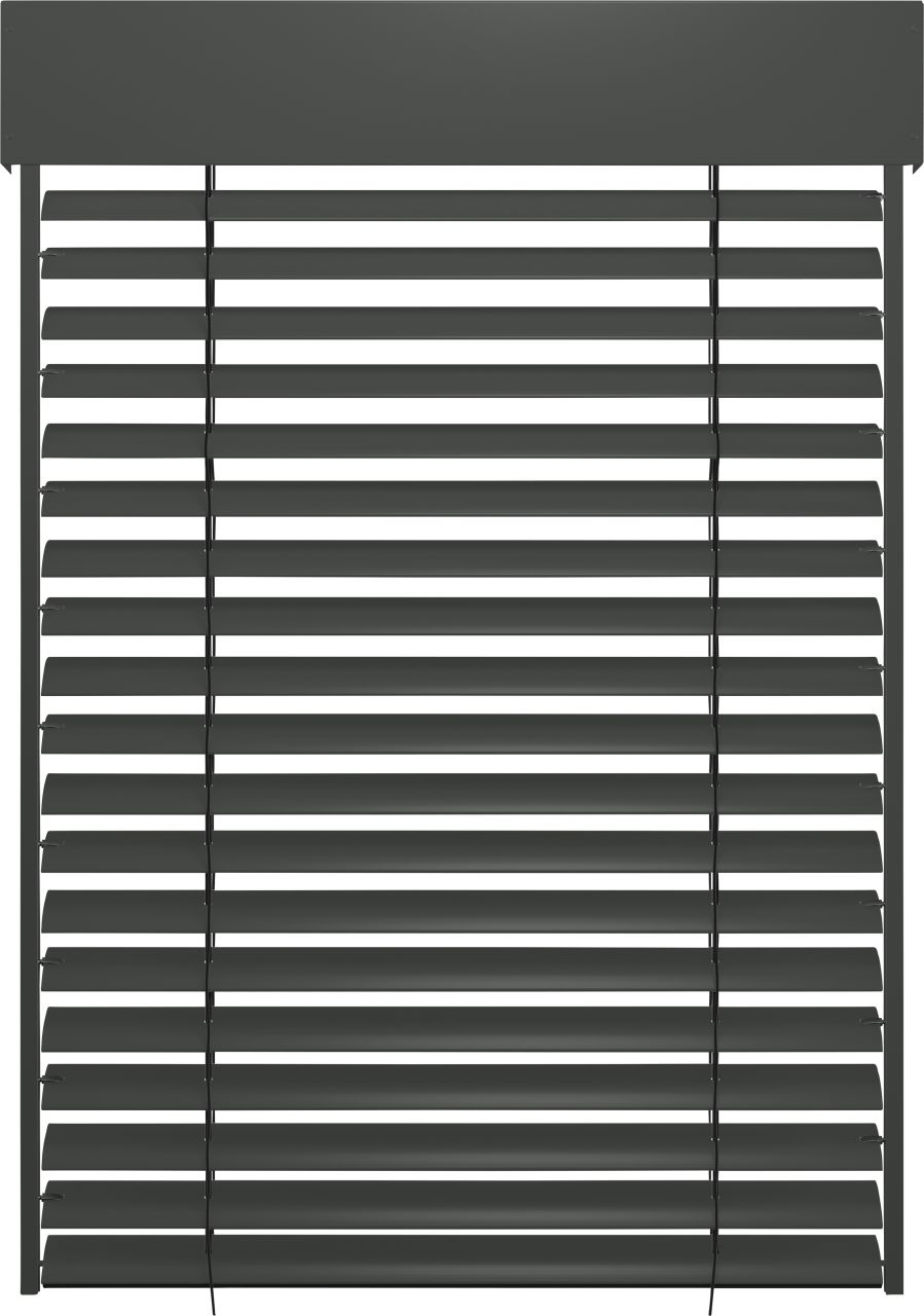 Schellenberg Raffstore Express, anthrazit 120 x 160 cm, Blende 25 cm von Schellenberg Alfred