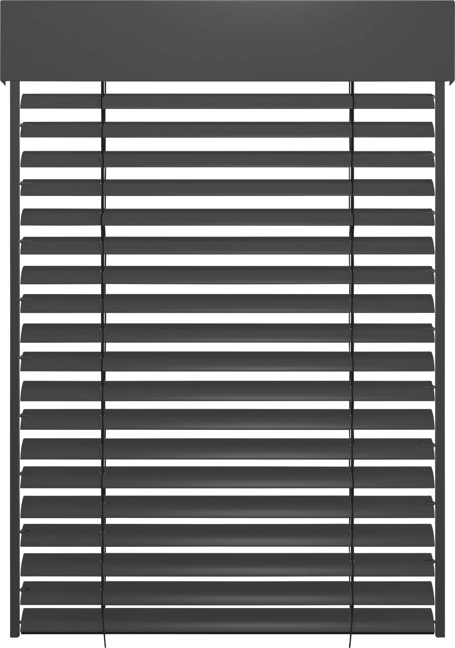 Schellenberg Raffstore Express, anthrazit 120 x 220 cm, Blende 30 cm von Schellenberg Alfred