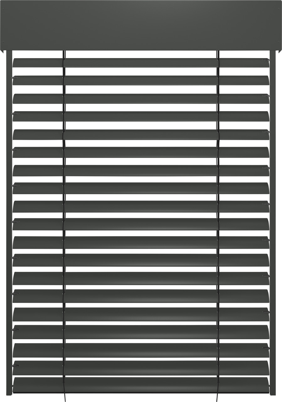 Schellenberg Raffstore Express, anthrazit 130 x 220 cm, Blende 30 cm von Schellenberg Alfred