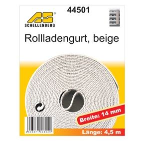 Schellenberg Rollladengurt beige Breite 14 mm - Länge 4,5 m von Schellenberg Alfred