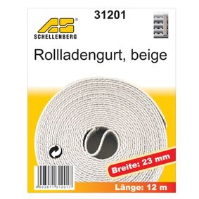 Schellenberg Rollladengurt beige Breite 23 mm - Länge 12 m von Schellenberg Alfred