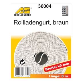 Schellenberg Rollladengurt braun Breite 23 mm - Länge 6 m von Schellenberg Alfred