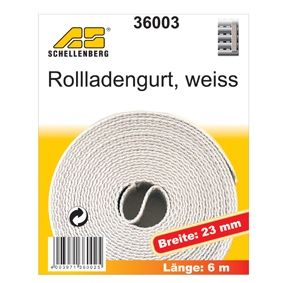 Schellenberg Rollladengurt weiß Breite 23 mm - Länge 6 m Schellenberg Rollladengurt weiß Breite 23 mm - Länge 6 m von Schellenberg Alfred