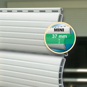 Schellenberg Rollladenprofil System Mini Länge 150 cm, Breite 3,7 cm, grau von Schellenberg Alfred