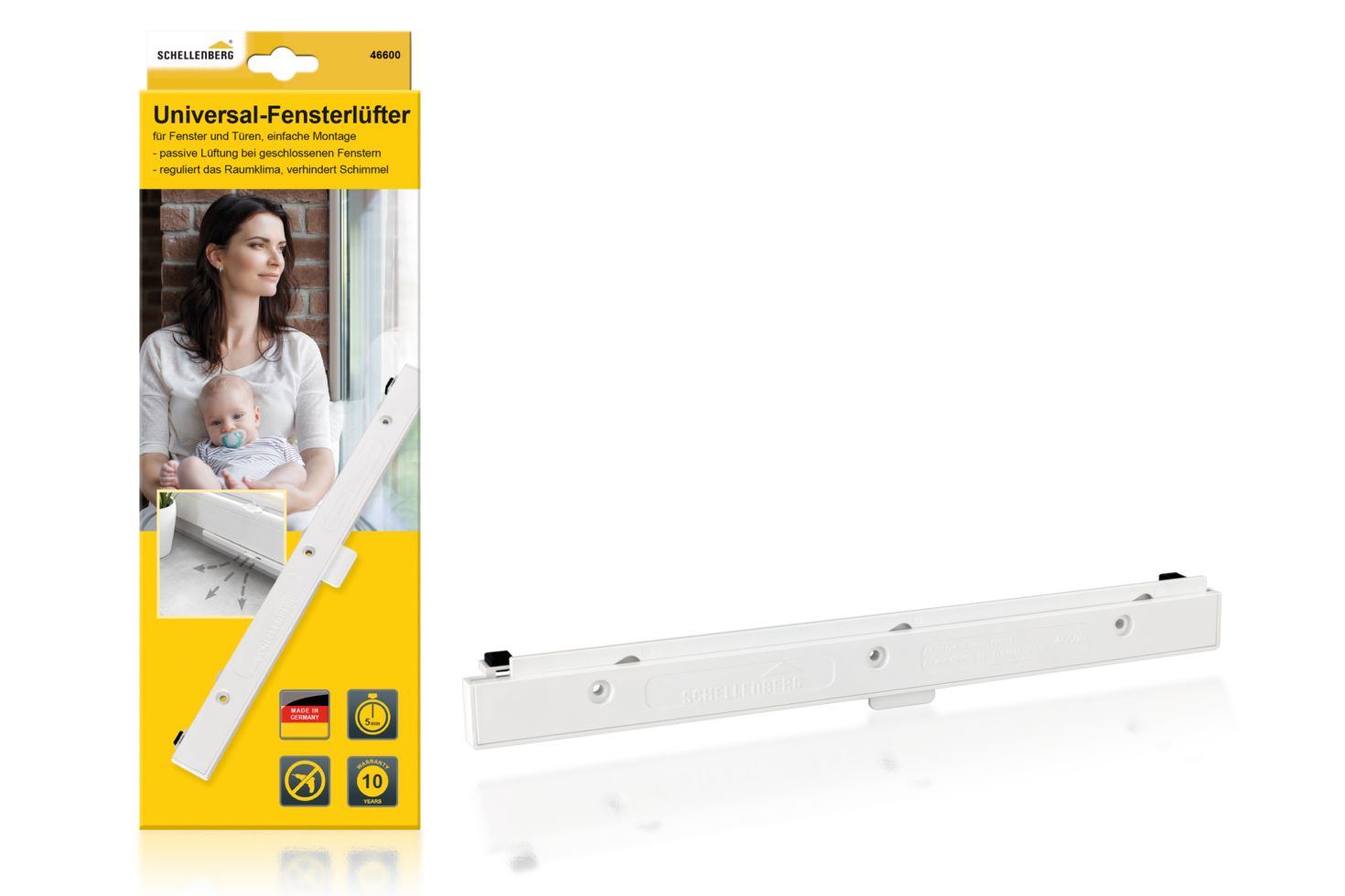 Schellenberg Universal-Fensterlüfter weiß Erweiterung zum Starterset von Schellenberg Alfred