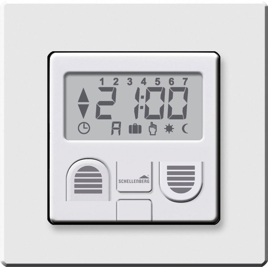 Schellenberg Zeitschaltuhr PLUS 80 x 80 x 40 mm, weiß von Schellenberg Alfred