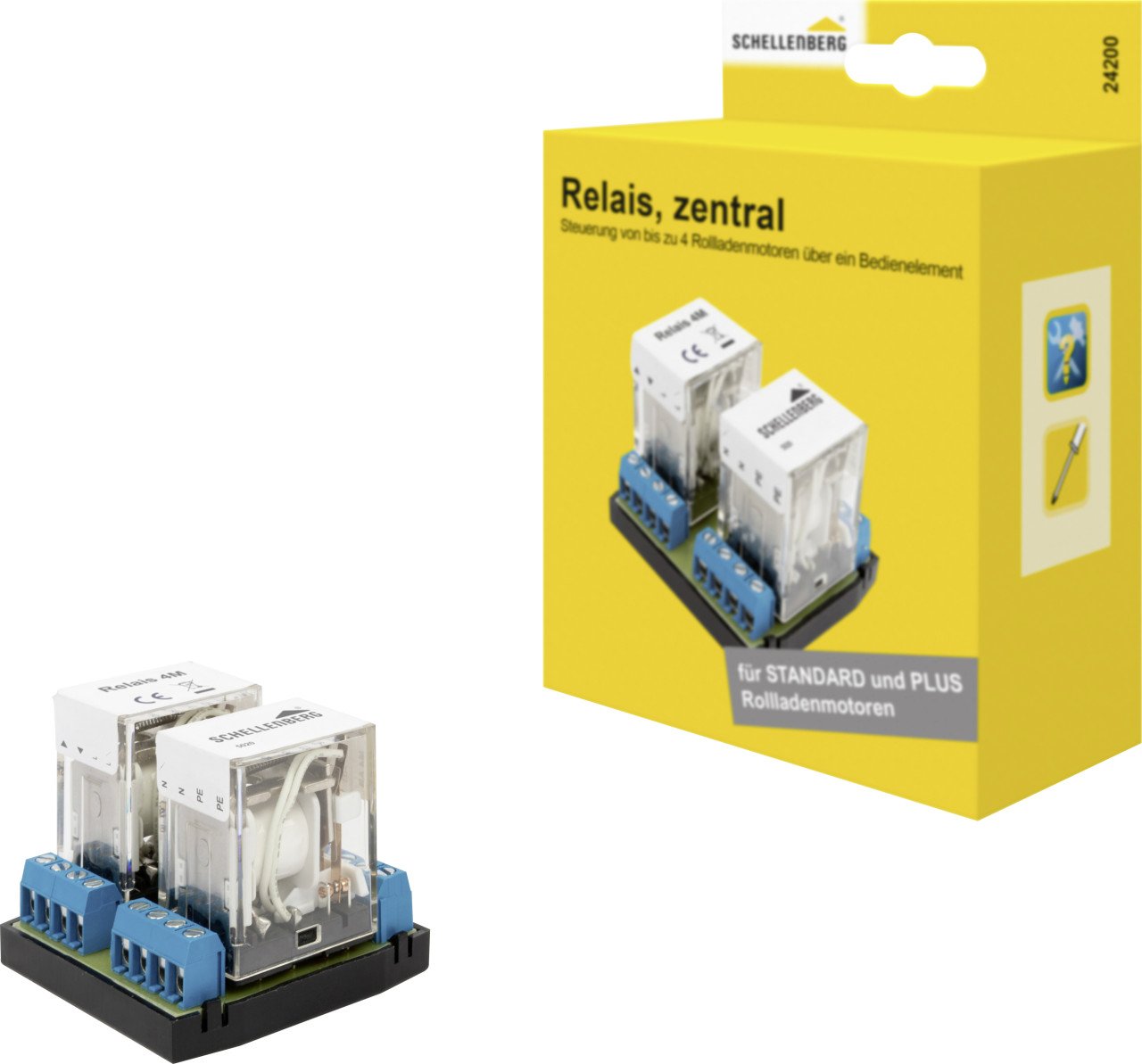 Schellenberg Zentralisierungsrelais 4 fach für Rollläden Schellenberg Zentralisierungsrelais 4 fach für Rollläden von Schellenberg Alfred