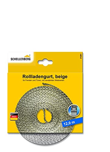 3er-Set Schellenberg 31201 Rollladengurt 23mm/12,0 m beige von Schellenberg