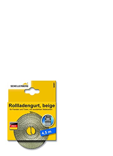 5er-Set Schellenberg 34501 Rollladengurt 23mm/4,5 m beige von Schellenberg