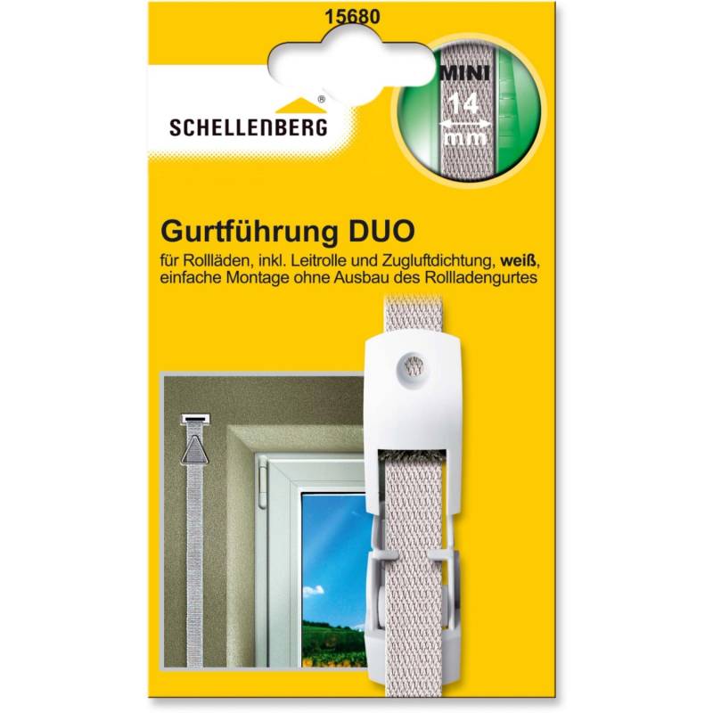 Schellenberg Rollladen Gurtführung Duo Mini Weiß von Schellenberg