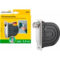 SCHELLENBERG Einlass-Gurtwickler "für das Rollladensystem Mini, Unterputz-Montage", inkl. Mauerkasten, Abdeckplatte und Rollladengurt von Schellenberg