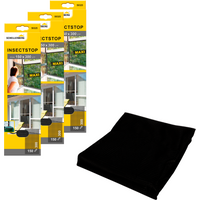 SCHELLENBERG Fliegengitter-Gewebe "Maxi für große Fenster", Insektenschutz und Mückenschutz, 150 x 300 cm, anthrazit und weiß von Schellenberg