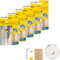 SCHELLENBERG Reparatur-Set "Rollladen Gurtfix für das Rollladensystem Maxi", für alte Gurtbänder in unterschiedlichen Farben, 23 mm x 4,3 m von Schellenberg