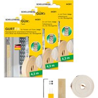 SCHELLENBERG Reparatur-Set "Rollladen Gurtfix für das Rollladensystem Mini", für alte Gurtbänder in unterschiedlichen Farben, 14 mm x 4,3 m von Schellenberg