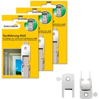 SCHELLENBERG Rollladen-Gurtführung "Duo für das Rollladensystem Mini", inkl. Zugluftdichtung und Gurtleitrolle von Schellenberg