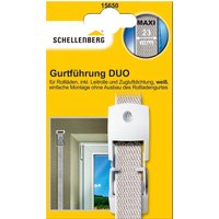 SCHELLENBERG Rollladen-Gurtführung "Duo für das Rollladensystem Maxi", inkl. Zugluftdichtung und Gurtleitrolle von Schellenberg