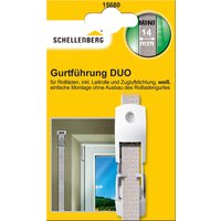 SCHELLENBERG Rollladen-Gurtführung "Duo für das Rollladensystem Mini", inkl. Zugluftdichtung und Gurtleitrolle von Schellenberg