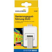 SCHELLENBERG Rollladen-Gurtführung "Duo Maxi, Sanierungs-Gurtführung", mit Zugluftdichtung für Rollladengurte mit 23 mm Breite geeignet von Schellenberg