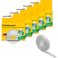 SCHELLENBERG Rollladengurt "Mini 14 mm, 4,5 m, zur Bedienung eines Rollladens mit Gurtwickler", Gurtband in unterschiedlichen Farben erhältlich von Schellenberg