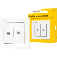 SCHELLENBERG Schalter "für Jalousien mit Rastfunktion zur Unterputzmontage", Rollladenschalter für elektrischen Rollladen und Markisen von Schellenberg