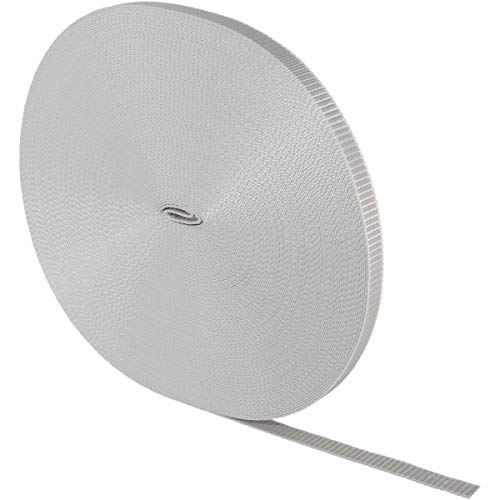 Schellenberg 11431 Rolladengurt 18 mm x 50 m Rollladengurt, Gurtband, Rolladenband, grau von Schellenberg