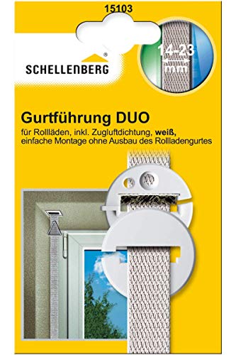 Schellenberg 15103 Gurtführung DUO rund mit Zugluftdichtung für Systeme MINI und Maxi (Rolladengurtband 14-23 mm Breite) Schellenberg 15103 Gurtführung DUO rund mit Zugluftdichtung für Systeme MINI und Maxi (Rolladengurtband 14-23 mm Breite) von Schellenberg