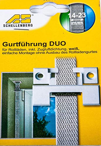 Schellenberg 15203 Gurtführung Duo mit Zugluftdichtung, für System Mini und Maxi Schellenberg 15203 Gurtführung Duo mit Zugluftdichtung, für System Mini und Maxi von Schellenberg