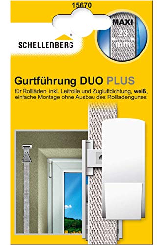 Schellenberg 15670 Gurtführung Duo Plus Maxi inklusiv Zugluftdichtung und Leitrolle von Schellenberg