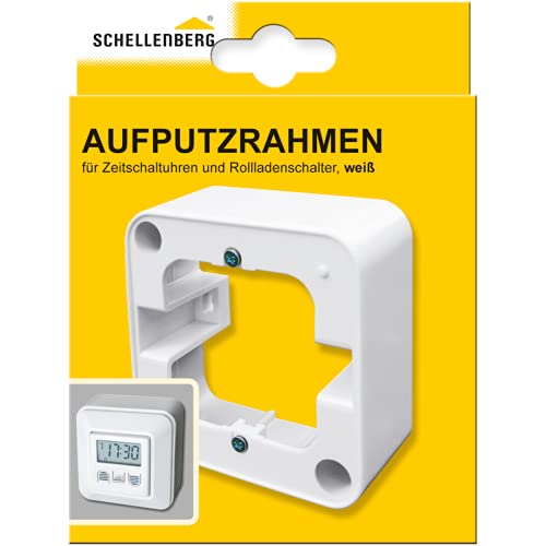 Schellenberg 20006 Aufputz-Rahmen 1-fach für Steuerelemente, 81 x 81 x 31 mm von Schellenberg