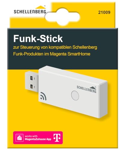 Schellenberg 21009 Magenta SmartHome Funk-Stick zur Steuerung von Schellenberg Funk-Produkten von Schellenberg