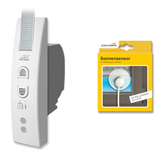 Schellenberg 22745 Elektrischer Gurtwickler RolloDrive 45 + Sonnensensor 22746, System Maxi für 23 mm Gurtbreite, Rolladenantrieb Schellenberg 22745 Elektrischer Gurtwickler RolloDrive 45 + Sonnensensor 22746, System Maxi für 23 mm Gurtbreite, Rolladenantrieb von Schellenberg