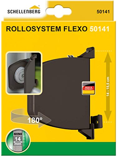 Schellenberg 50141 Gurtwickler Aufputz Passend für (Rollladensysteme) Schellenberg Mini von Schellenberg