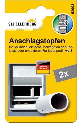 Schellenberg 52003 Rolladenstopper Anschlagstopfen für Rollladen 2 Stück - Doppelpack, Weiß Schellenberg 52003 Rolladenstopper Anschlagstopfen für Rollladen 2 Stück - Doppelpack, Weiß von Schellenberg