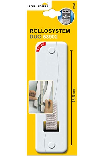 Schellenberg 53902 Gurtwickler-Abdeckplatte Duo Maxi, 185 mm, weiß von Schellenberg