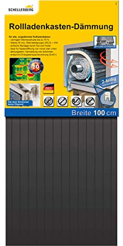 Schellenberg 66282 Wärmedämmung Rolladenkastendämmung, 2-teilig mit 25 mm Stärke 100 x 50 cm, Rolladendämmung Schellenberg 66282 Wärmedämmung Rolladenkastendämmung, 2-teilig mit 25 mm Stärke 100 x 50 cm, Rolladendämmung von Schellenberg