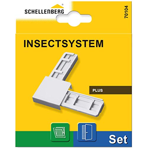 Schellenberg 70104 Eckverbinder-Set PLUS für Insektenschutzfenster und Insektenschutztüren weiß, 4 Eckverbinder Schellenberg 70104 Eckverbinder-Set PLUS für Insektenschutzfenster und Insektenschutztüren weiß, 4 Eckverbinder von Schellenberg