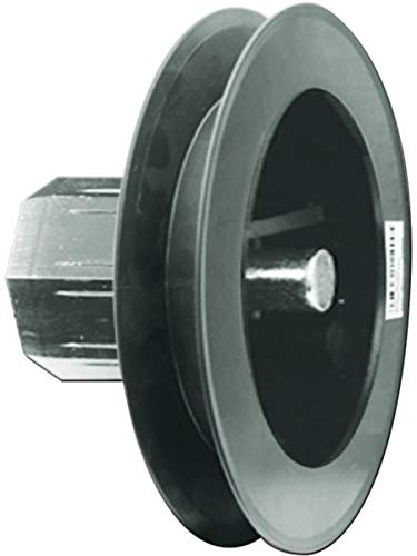 Schellenberg 81000 Gurtscheibe Mini mit integrierter Walzenhülse für 40 mm Achtkantwelle, Durchmesser der Scheibe 10 cm von Schellenberg