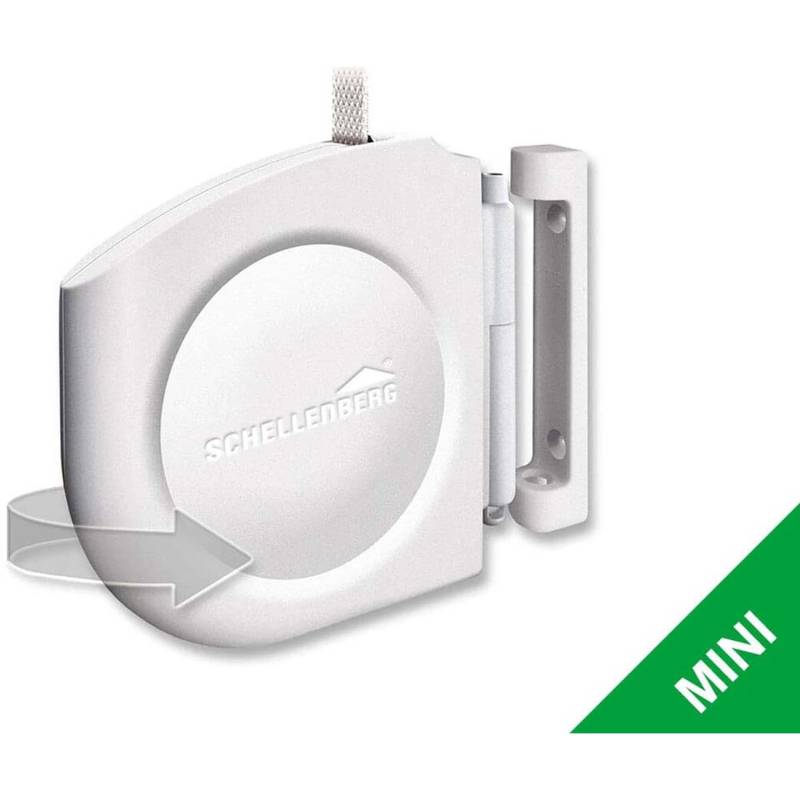 Schellenberg Design-Gurtwickler Mini mit Rollladengurt Weiß von Schellenberg