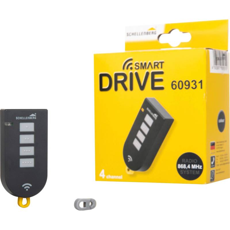 Schellenberg Funk-Handsender Smart Drive 4-Kanal 8684 MHz Anthrazit von Schellenberg