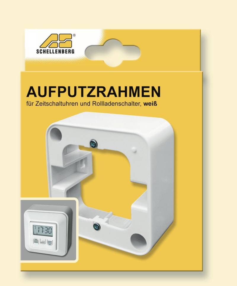 Schellenberg Rahmen 1-fach AP weiß rund von Schellenberg